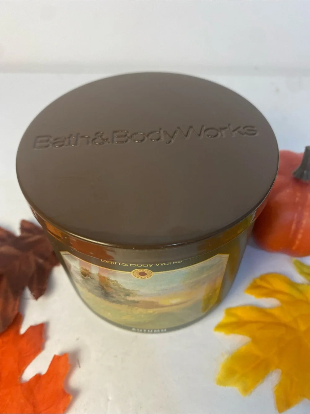 “Autumn” Bath & Body Works NEW 3 Wick Candle